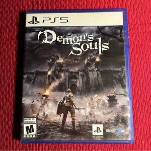 4 / 100$ Demon's Souls for PS5 - Striking Blue Cover